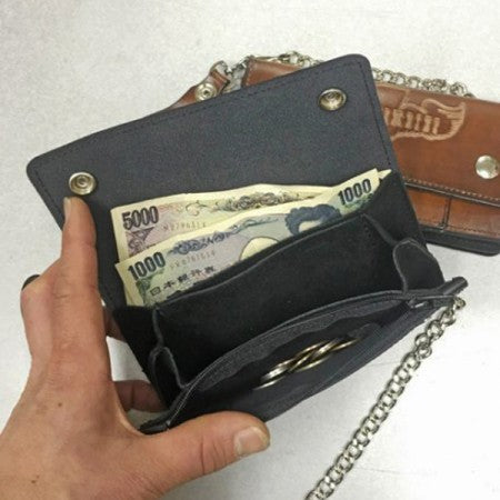 CYCLE ZOMBIES 財布 "WINGER LEATHER WALLET" (Black)