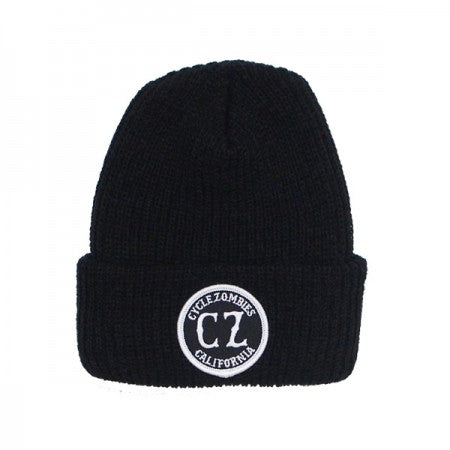CYCLE ZOMBIES ビーニー "CALIFORNIA BEANIE" (Black)