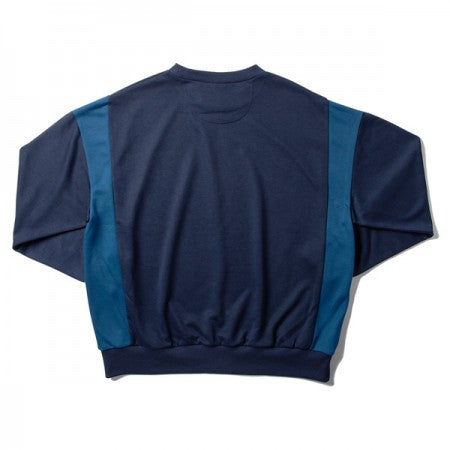 Deviluse クルースウェット "PANEL CREWNECK" (Navy)