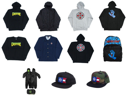 INDEPENDENT・SANTA CRUZ・CREATURE　新作入荷！！！