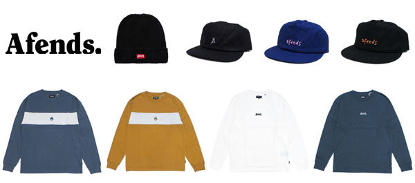 AFENDS　入荷！！！