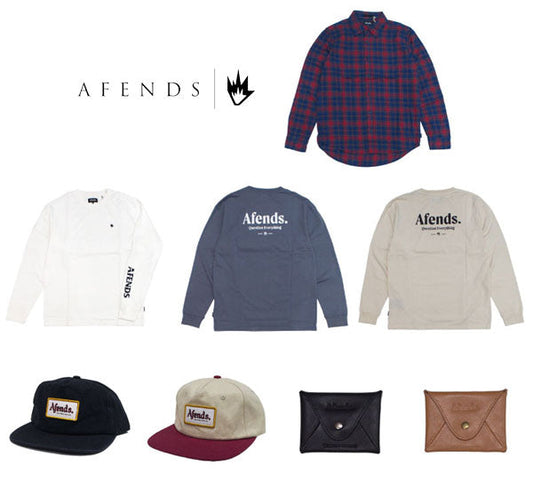 AFENDS　入荷！！！