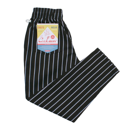 COOKMAN　シェフパンツ　"CHEF PANTS"　(Stripe / Black)