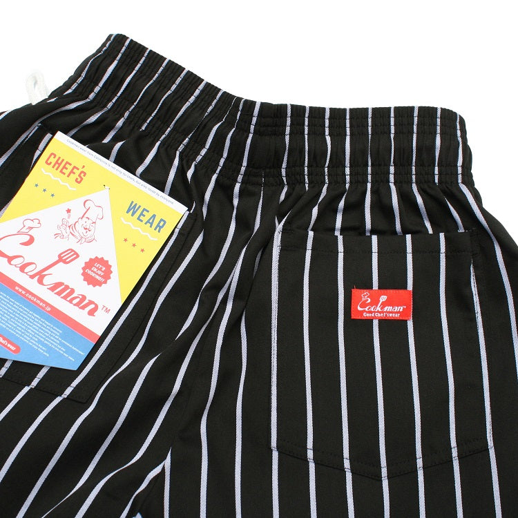 COOKMAN　シェフパンツ　"CHEF PANTS"　(Stripe / Black)