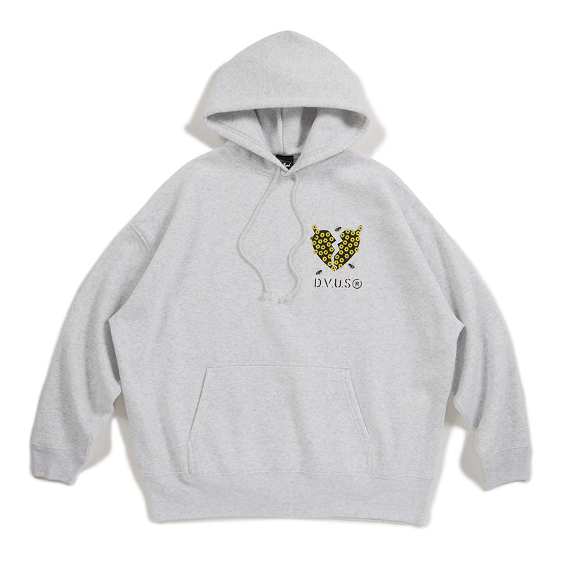 Deviluse　パーカー　"HONEYBEE PULLOVER HOODED"　(Ash)