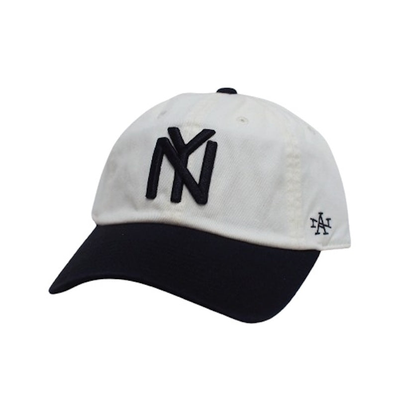 AMERICAN NEEDLE　キャップ　"BALLPARK - NEW YORK BLACK YANKEES CAP"　(Off White)