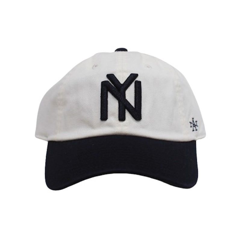 AMERICAN NEEDLE　キャップ　"BALLPARK - NEW YORK BLACK YANKEES CAP"　(Off White)