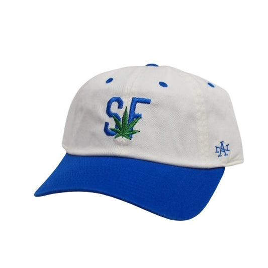 AMERICAN NEEDLE　キャップ　"BALLPARK MICRO ICON - SF CAP"　(Ivory / Royal)