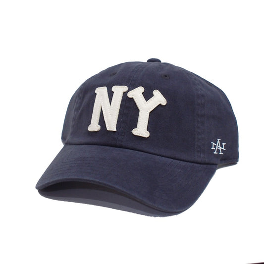 AMERICAN NEEDLE　キャップ　"ARCHIVE - NEW YORK BLACK YANKEES CAP"　(Navy)