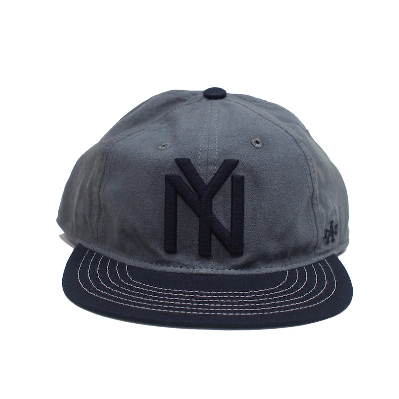 AMERICAN NEEDLE　キャップ　"LINE OUT - NEW YORK BLACK YANKEES CAP"　(Dark Green / Black)