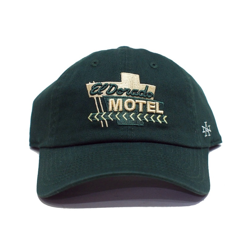 AMERICAN NEEDLE キャップ BALLPARK - EL DORADO MOTEL CAP グリーン 商品画像 正面