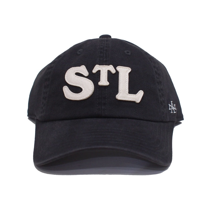 AMERICAN NEEDLE キャップ ARCHIVE - ST LOUIS STARS CAP ブラック 商品画像 正面