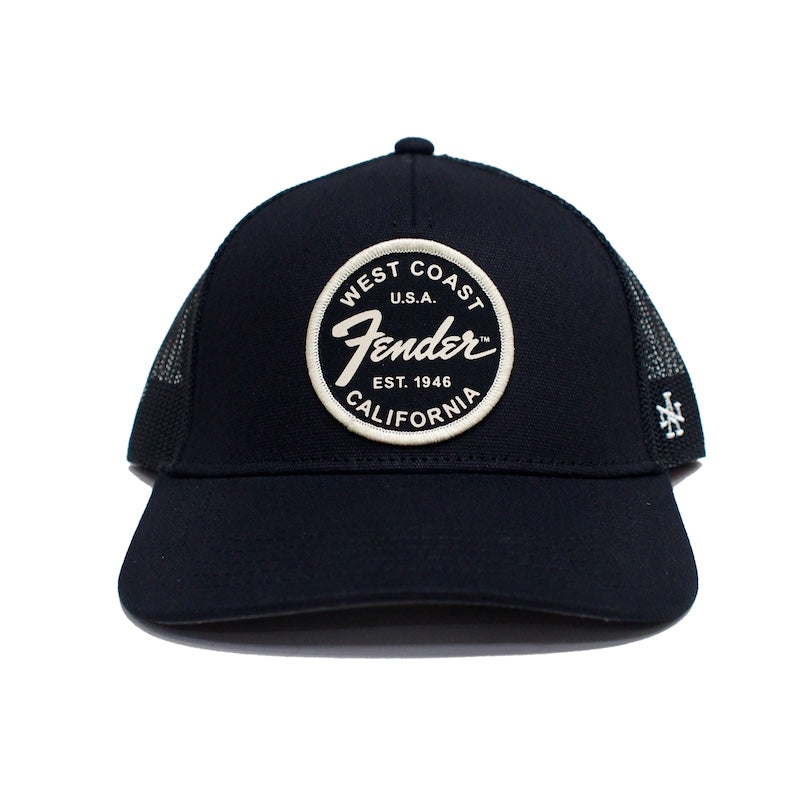 AMERICAN NEEDLE キャップ VALIN - FENDER MESH CAP ブラック 商品画像 正面