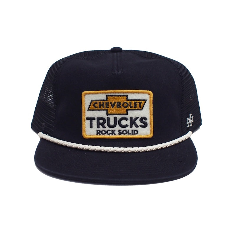 AMERICAN NEEDLE キャップ WYATT - CHEVROLET MESH CAP ブラック 商品画像 正面