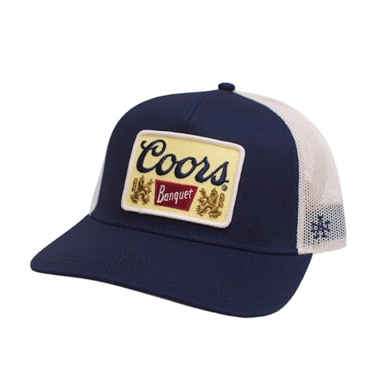 AMERICAN NEEDLE キャップ VALIN - COORS BEER MESH CAP アイボリー/ネイビー 商品画像