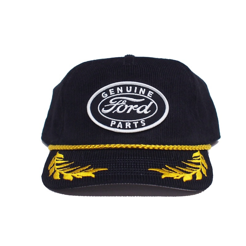 AMERICAN NEEDLE キャップ CORDUROY ROPE - FORD CAP ブラック 正面