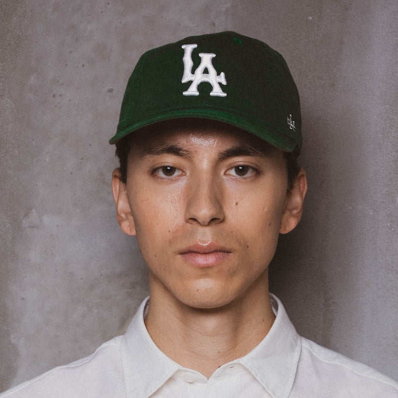 AMERICAN NEEDLE キャップ BALLPARK LOS ANGELES CAP グリーン 着用画像