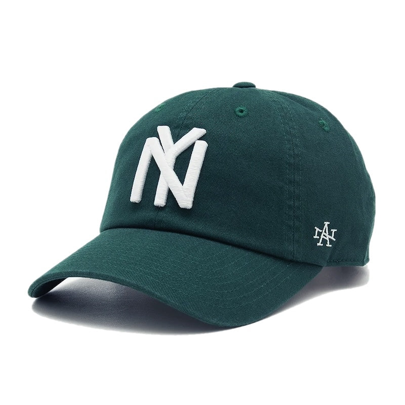 AMERICAN NEEDLE キャップ BALLPARK - NEW YORK BLACK YANKEES CAP グリーン 商品画像 斜め