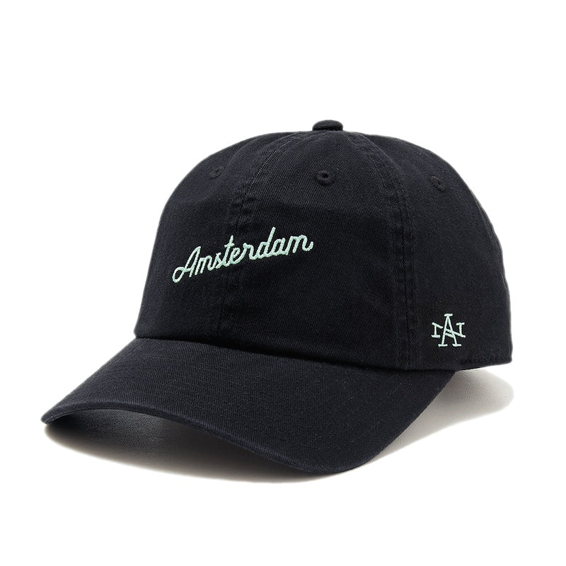 AMERICAN NEEDLE キャップ BALLPARK - AMSTERDAM CAP ブラック 商品画像 斜め