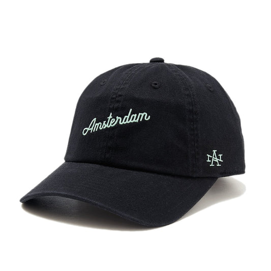 AMERICAN NEEDLE キャップ BALLPARK - AMSTERDAM CAP ブラック 商品画像 斜め
