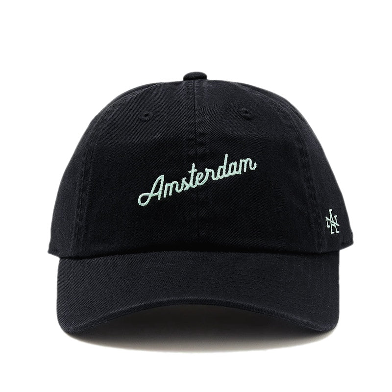 AMERICAN NEEDLE キャップ BALLPARK - AMSTERDAM CAP ブラック 商品画像 正面