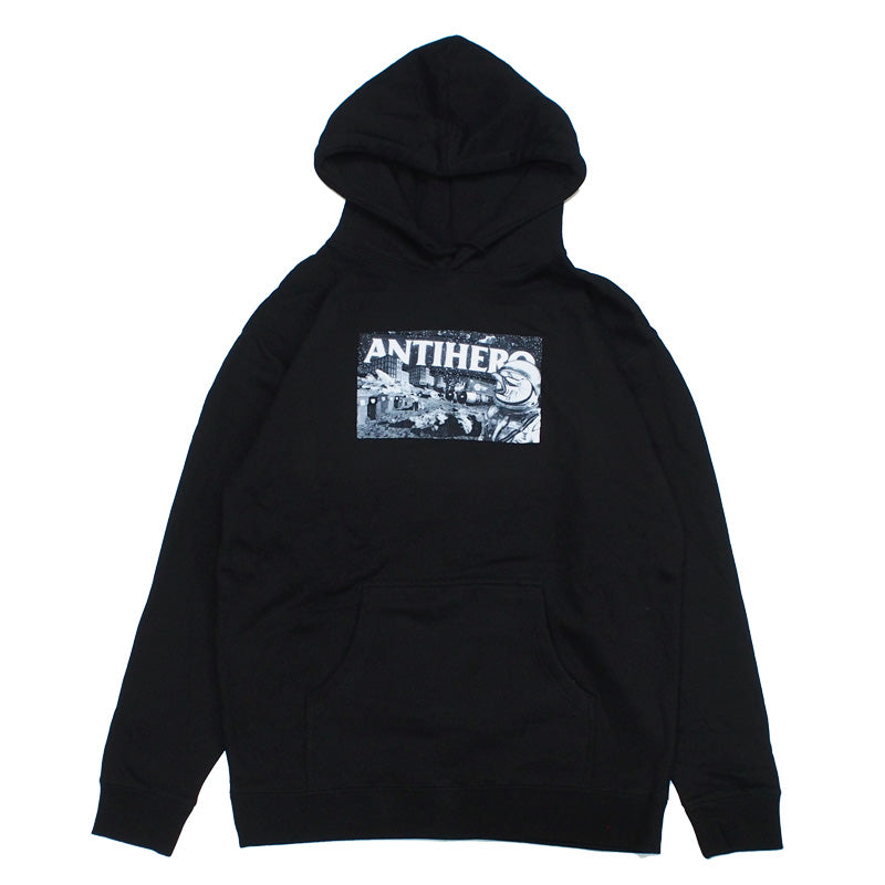 ANTI HERO　パーカー　"SPACE CONDO HOODIE"　(Black / White Tonal)