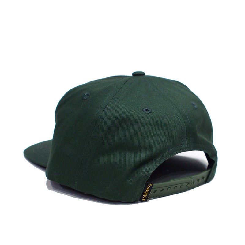 ANTI HERO　キャップ　"LIL PIGEON SNAPBACK CAP"　(Forest Green / Yellow)