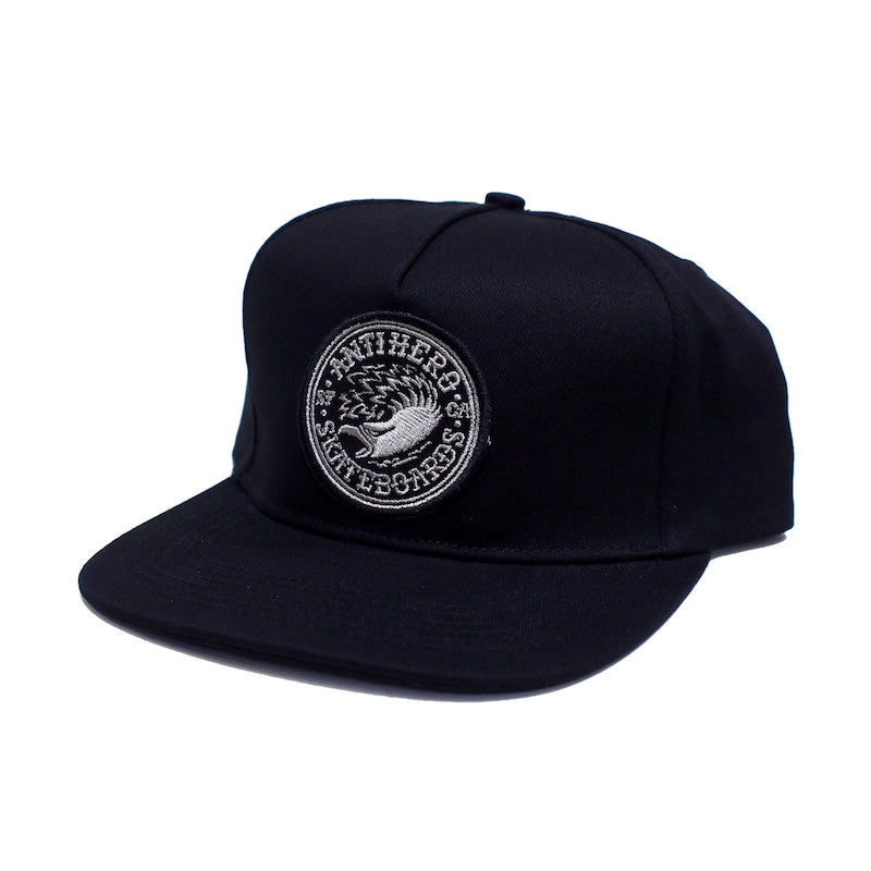 ANTI HERO　キャップ　"EAGLE ROUND SNAPBACK CAP"　(Black / Charcoal)