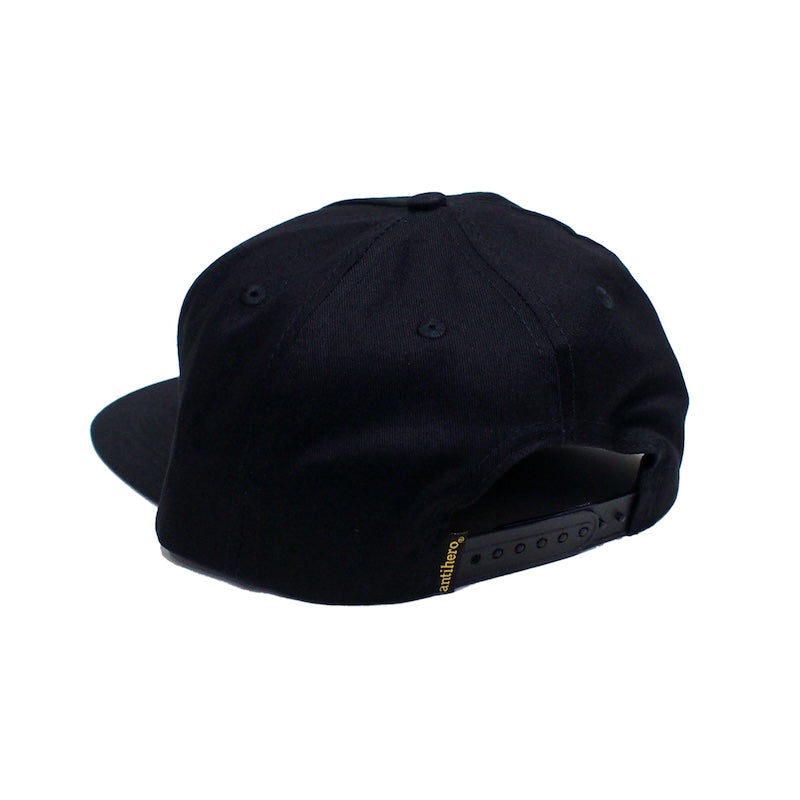 ANTI HERO　キャップ　"EAGLE ROUND SNAPBACK CAP"　(Black / Charcoal)