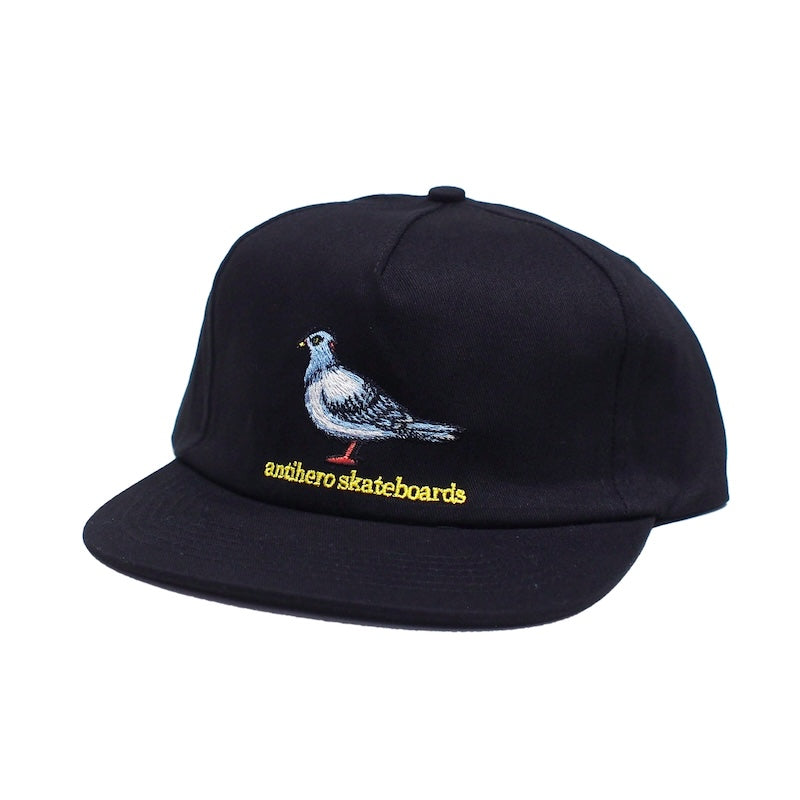 ANTI HERO　キャップ　"LIL PIGEON SNAPBACK CAP"　(Black / Yellow)