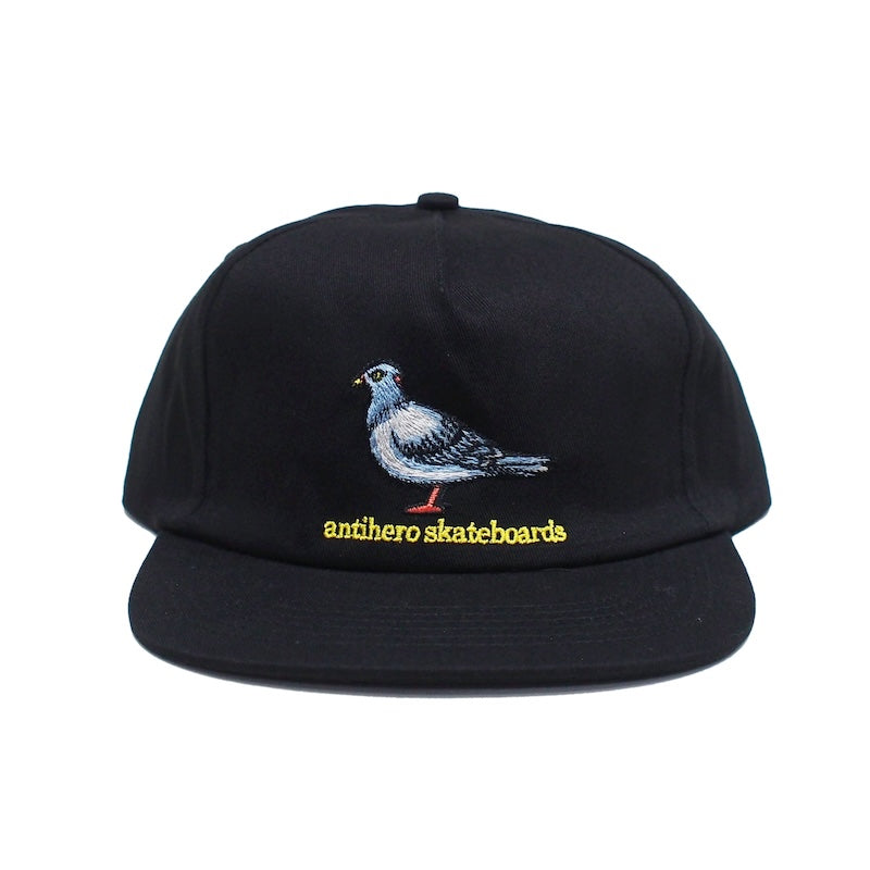 ANTI HERO　キャップ　"LIL PIGEON SNAPBACK CAP"　(Black / Yellow)