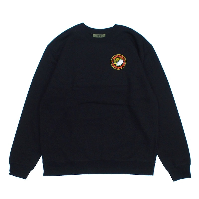 ANTIHERO　クルースウェット　"EAGLE ROUND CREWNECK"　(Black)