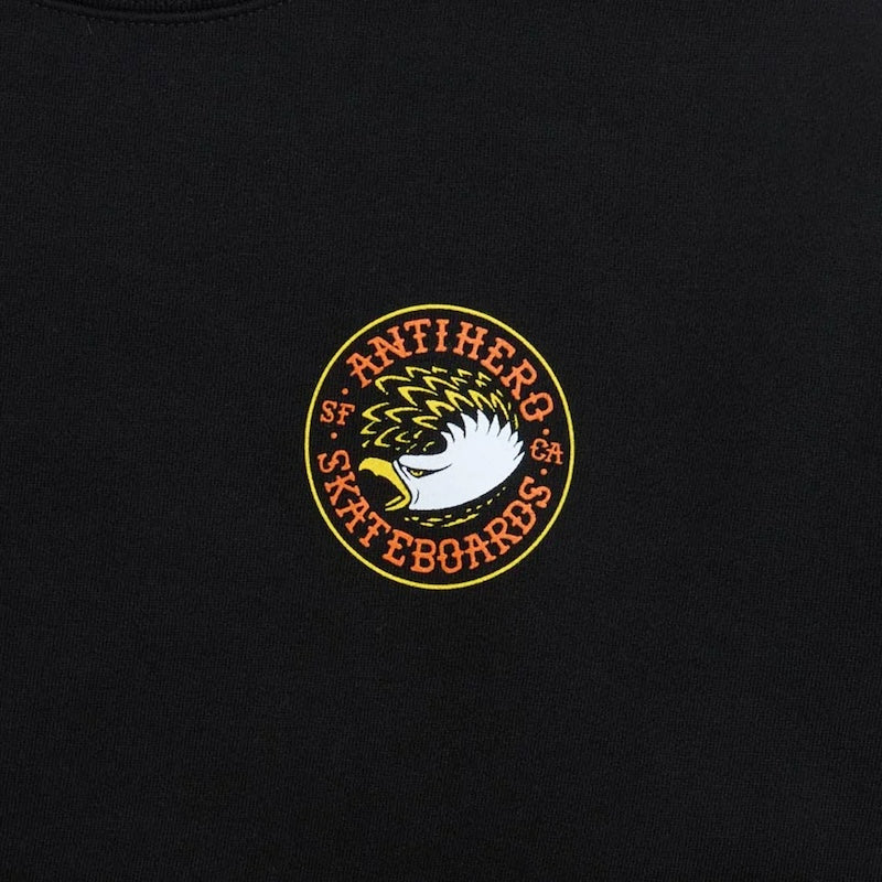 ANTIHERO　クルースウェット　"EAGLE ROUND CREWNECK"　(Black)