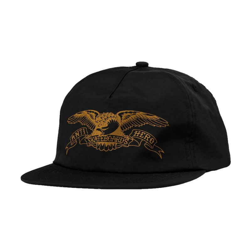 ANTI HERO　キャップ　"BASIC EAGLE SNAPBACK CAP"　(Black / Brown)