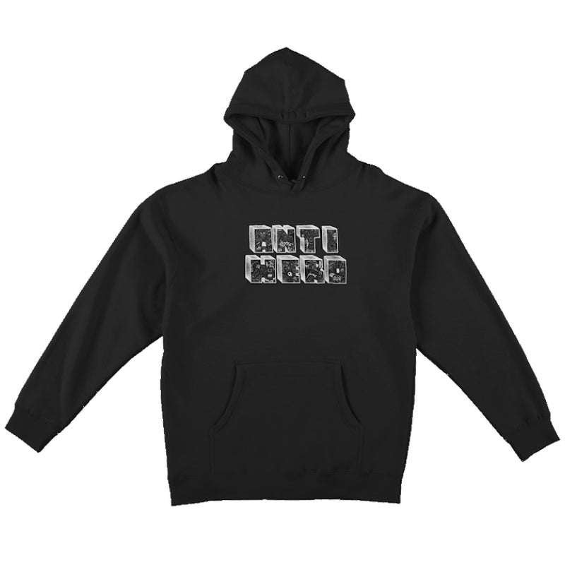 ANTI HERO　パーカー　"STACKED HOODIE"　(Black)