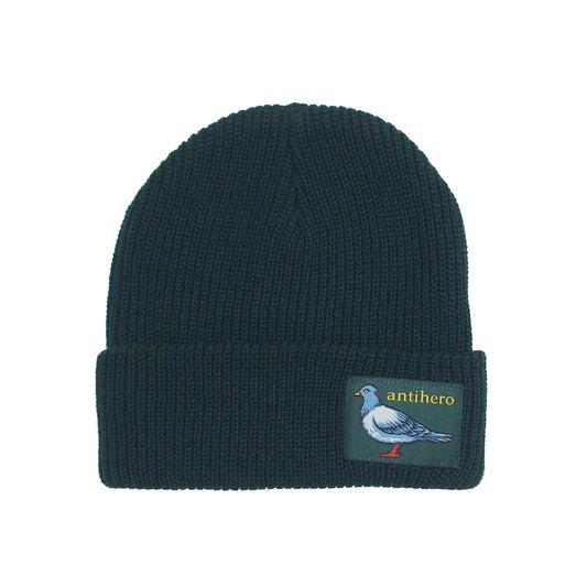 ANTI HERO　ビーニー　"LIL PIGEON LABEL CUFF BEANIE"　(Green / Yellow)