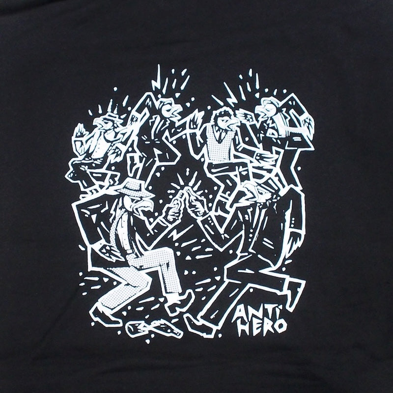 ANTI HERO　パーカー　"RUDER BWOYS HOODIE"　(Black)
