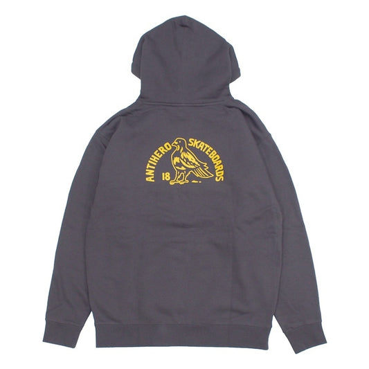 ANTI HERO　パーカー　"CLUBHOUSE HOODIE"　(Charcoal)