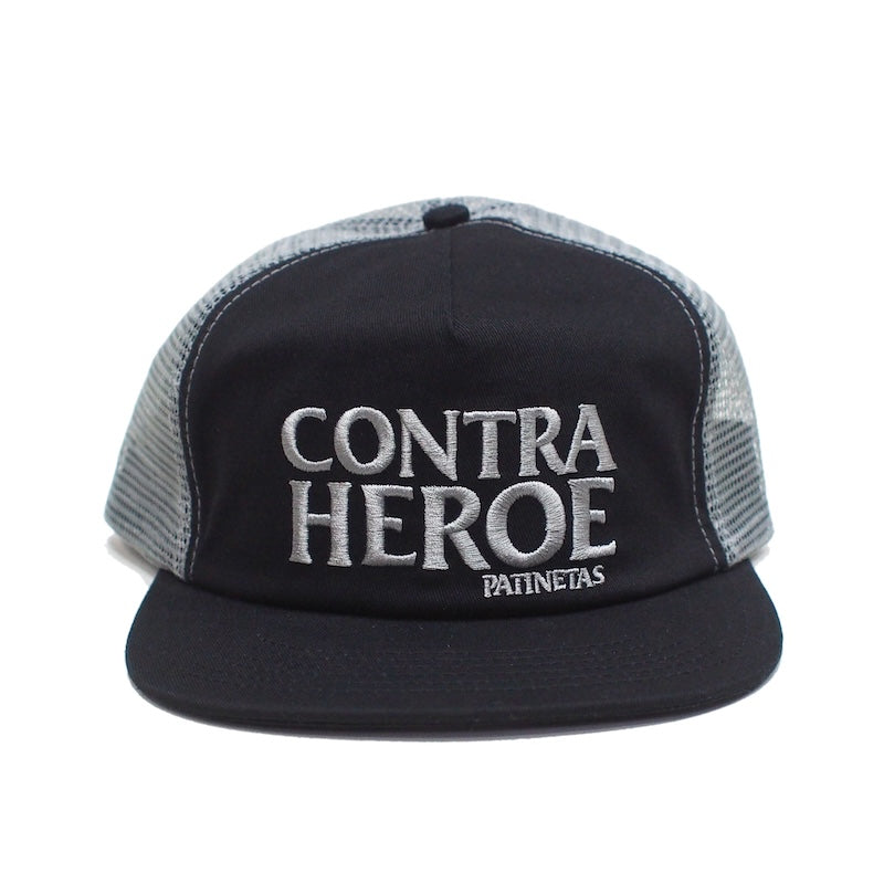 ANTI HERO メッシュキャップ CONTRA HEROE SNAPBACK CAP ブラック/チャコール 商品画像 正面