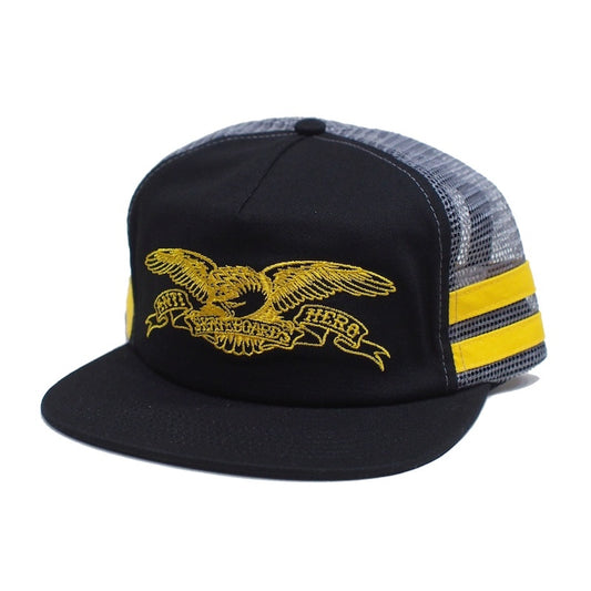 ANTI HERO メッシュキャップ BASIC EAGLE SNAPBACK CAP ブラック 用品画像 斜め