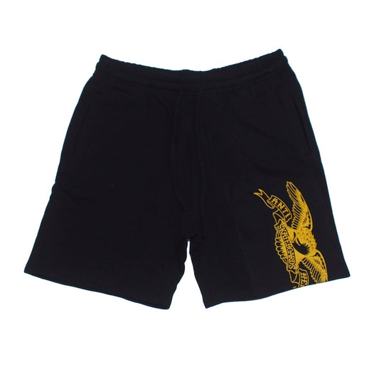 ANTI HERO スウェットショーツ BASIC EAGLE SWEAT SHORTS ブラック 商品画像 正面