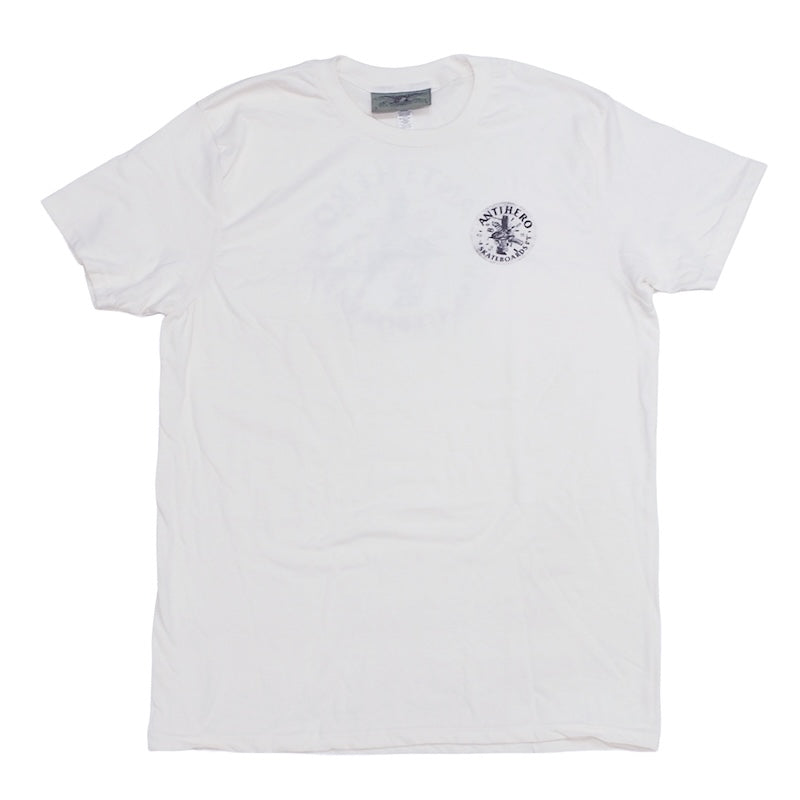 ANTI HERO Tシャツ ENGINEERING TEE クリーム 商品画像 正面