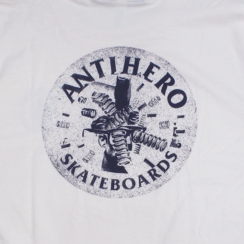 ANTI HERO Tシャツ ENGINEERING TEE クリーム 商品画像 バックプリント