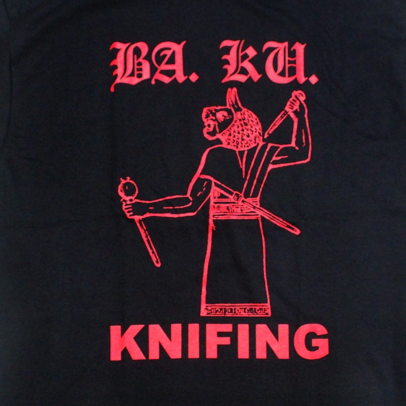 BARRIER KULT　"KNIFING BLOOD TEE"　(Black / Red)
