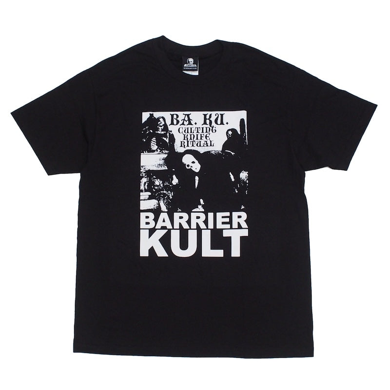 BARRIER KULT Tシャツ CULTING TEE ブラック 商品画像 正面