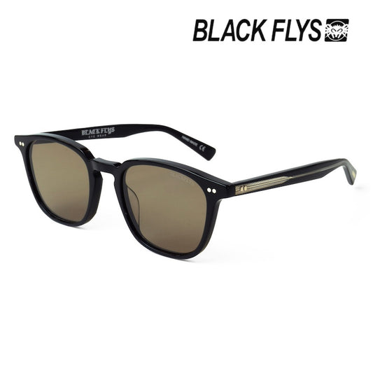 BLACK FLYS　サングラス　"FLY SILAS"　(Black-Gold / Light Brown)