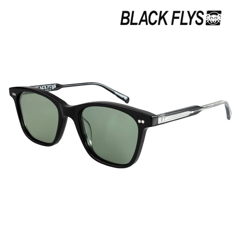 BLACK FLYS　サングラス　"FLY EVANS"　(Black-Silver / Light Green)