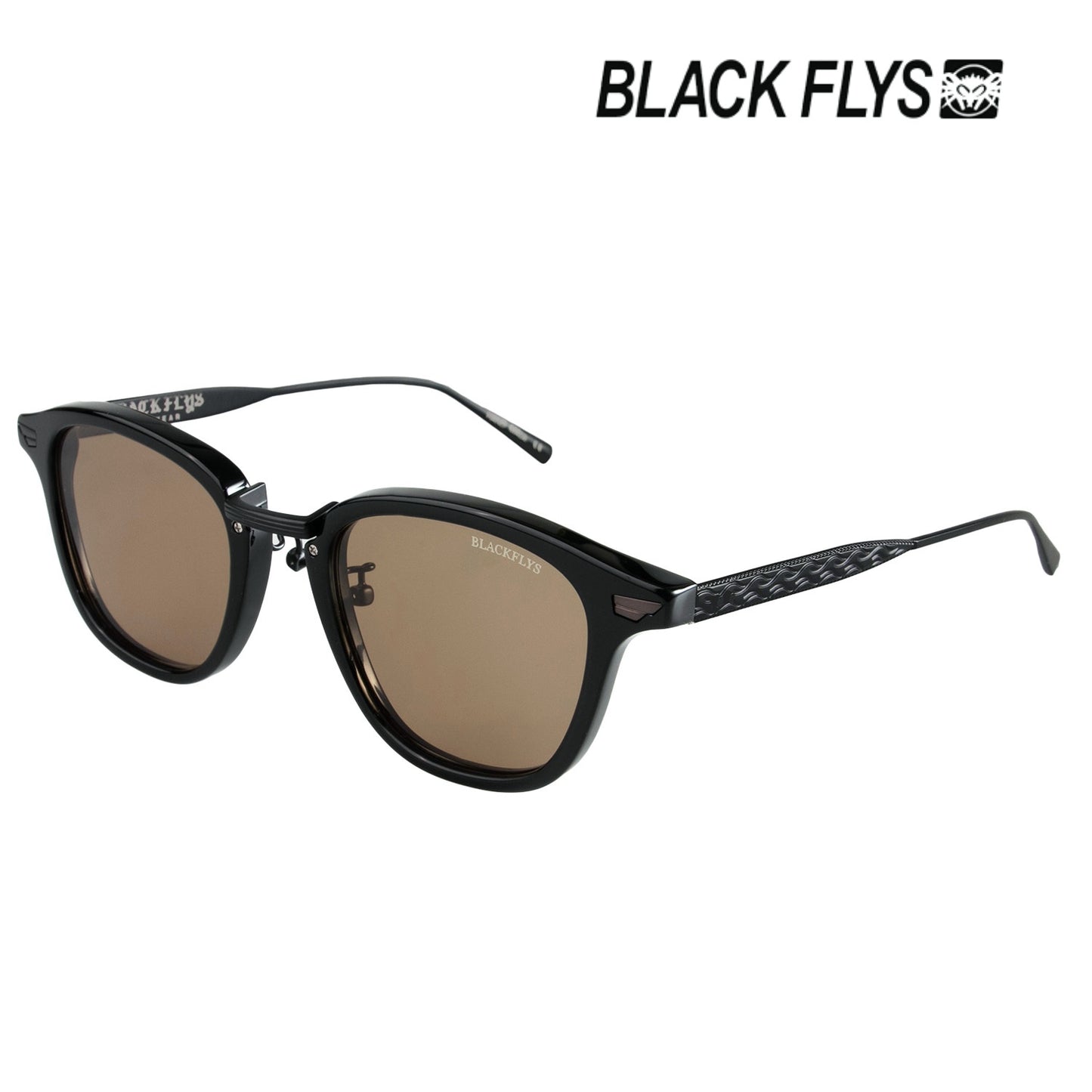 BLACK FLYS　サングラス　"NOAM COMBO"　(Matt Black / Light Brown)