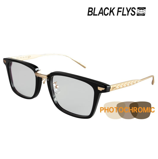 BLACK FLYS　サングラス　"DAYTONA COMBO"　(Black - Matt Gold / Brown Photochromic Lens)