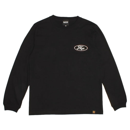 BLACKFLYS　L/STシャツ　"FURY OVAL WAPPEN L/S TEE"　(Black)